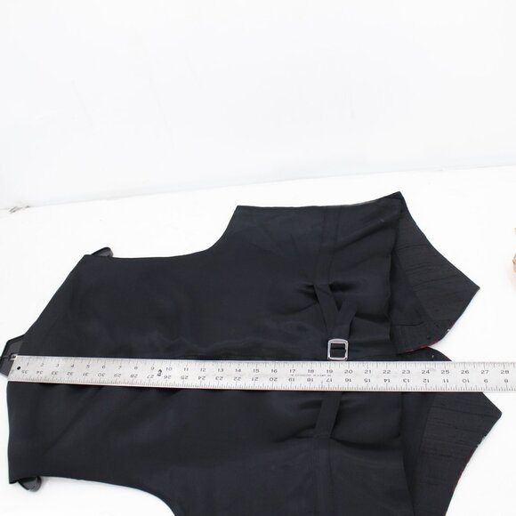 Favourbrook London Vest Mens 46 Silk Embroidered Floral Made in England Gilet - Picture 8 of 14